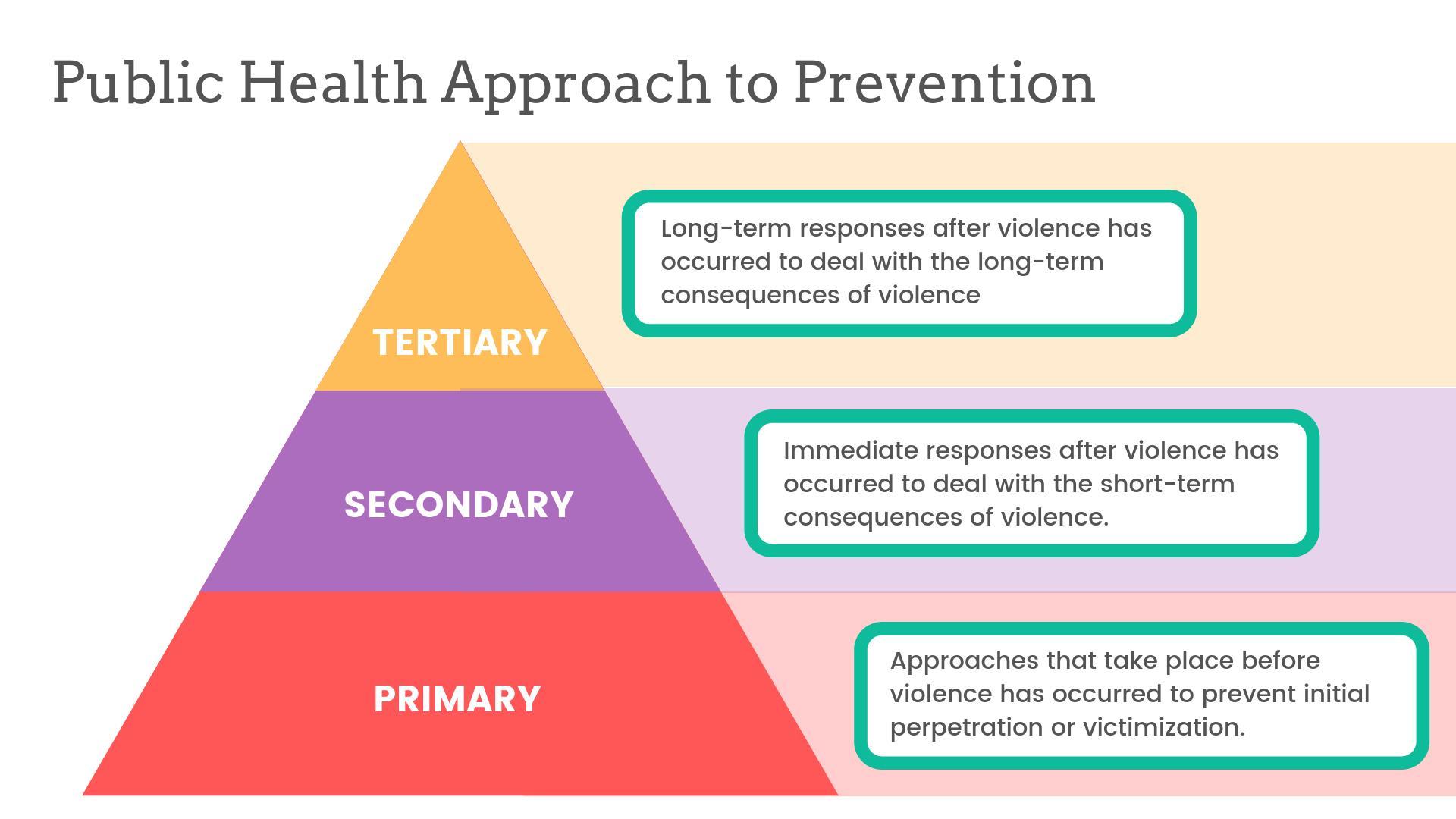 Primary Secondary Tertiary Health Prevention